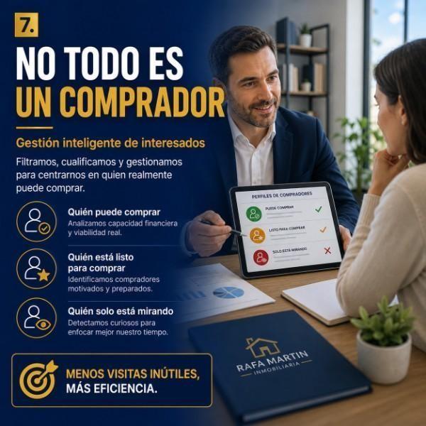 Gestión de compradores cualificados en Almería para filtrar interesados, evitar visitas innecesarias y vender tu vivienda de forma más eficiente